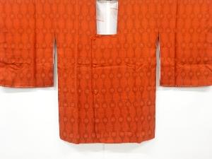 リサイクル　未使用品　変わり立涌に花模様織り出し道行コート